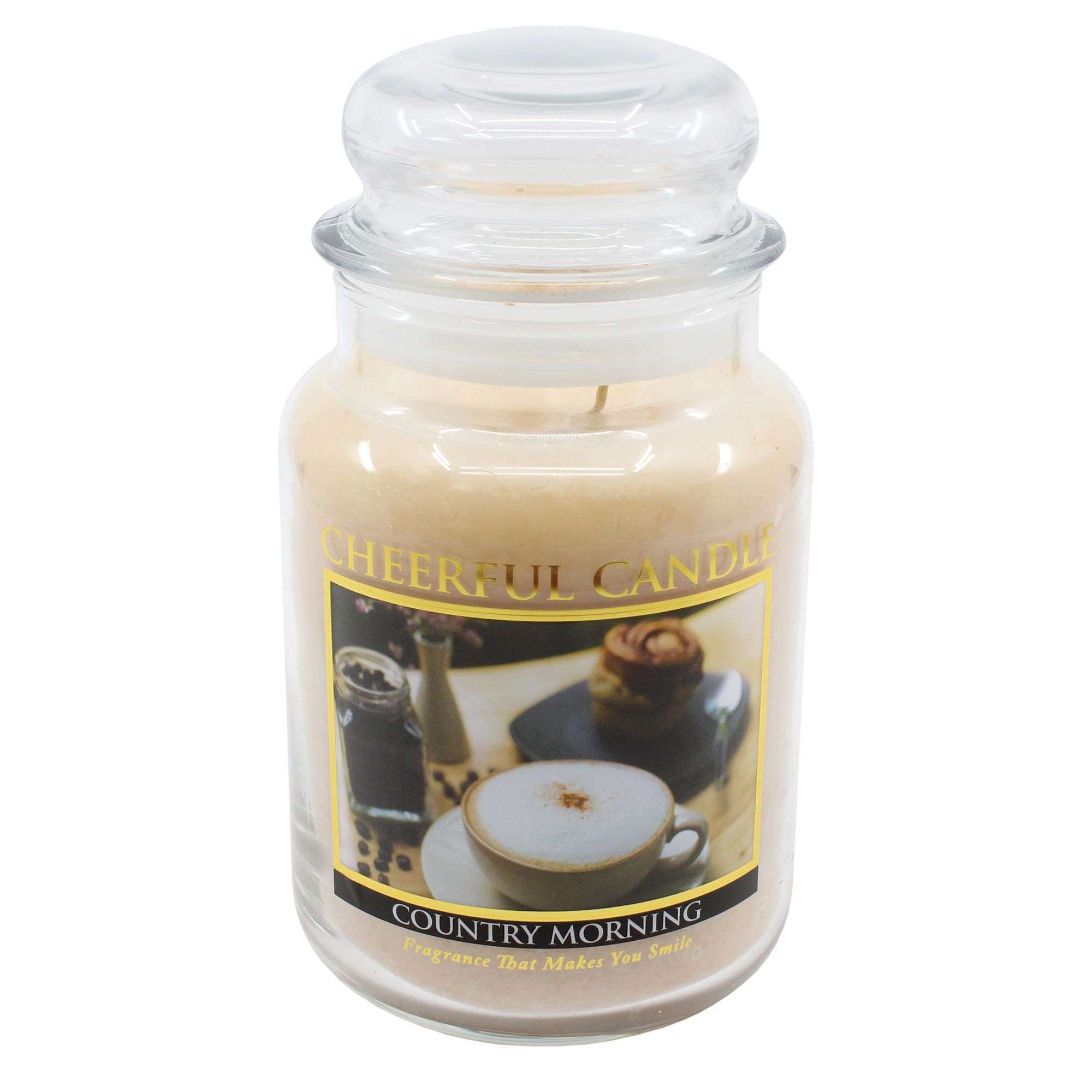 CHEERFUL CANDLE – COUNTRY MORNING SCENTED CANDLE 3 SIZES MADE IN USA
